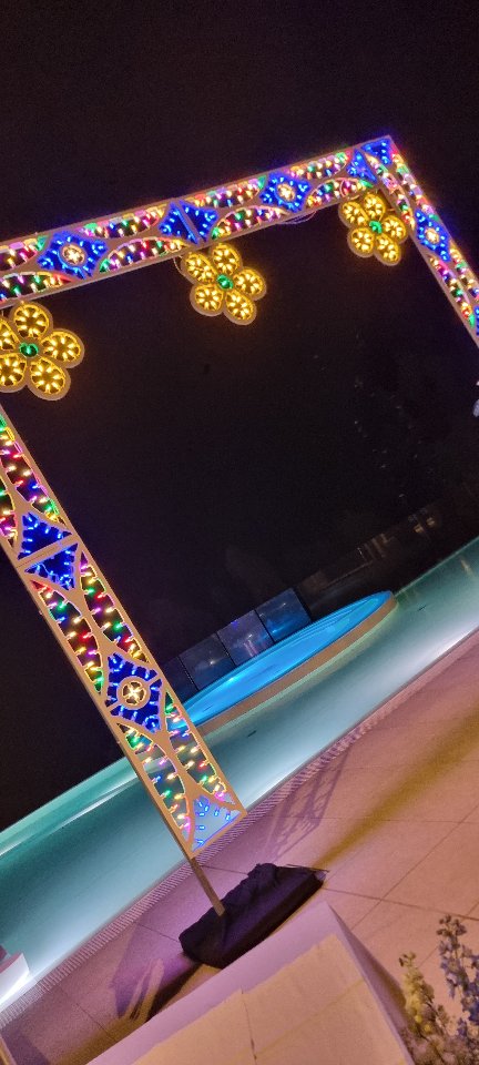 ARCHETTO TAGLIO TORTA FLOWERS 400 Luminarie Matrimonio