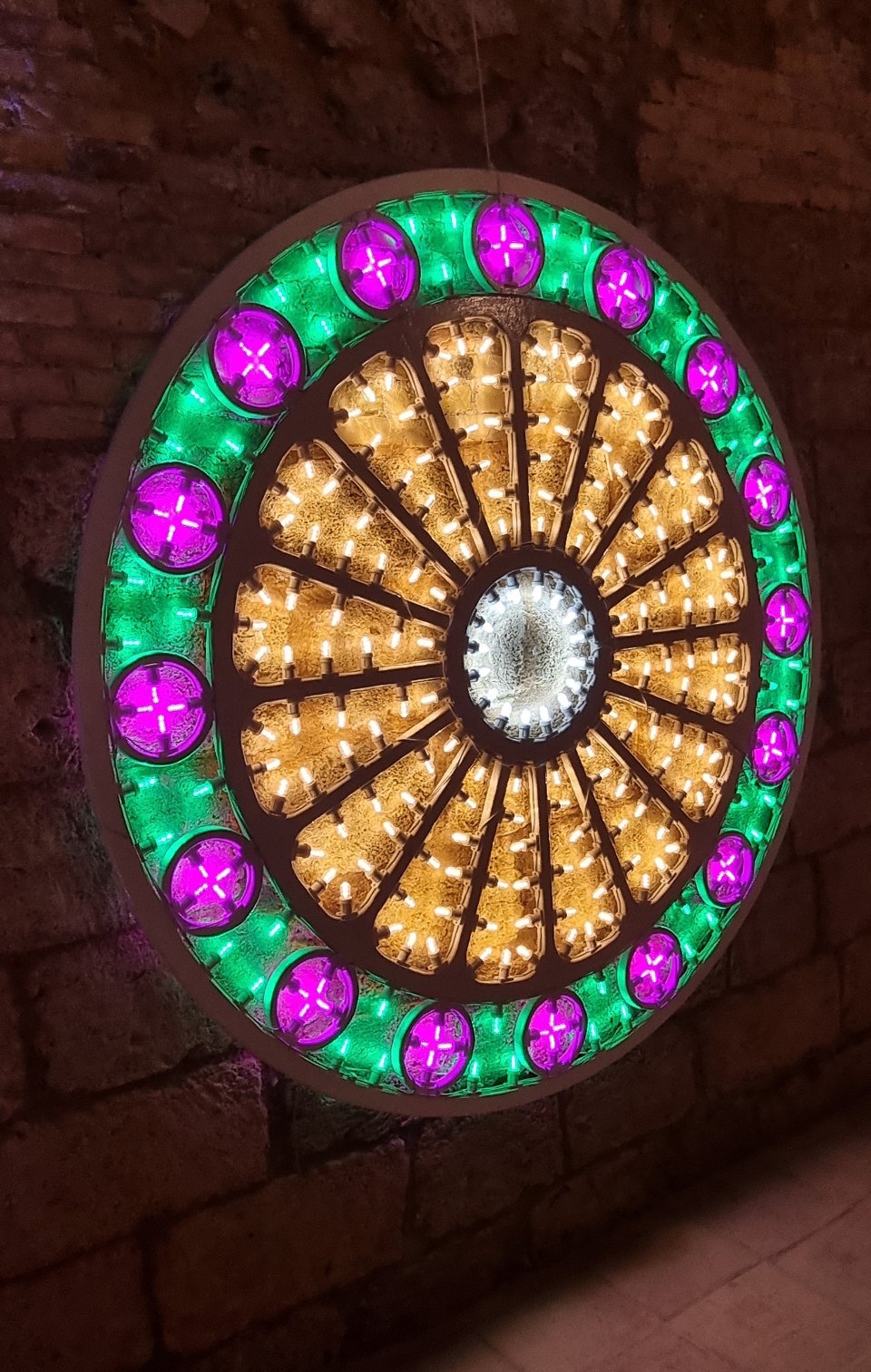 ROSONE MANDALA PER MATRIMONIO Luminarie Matrimonio