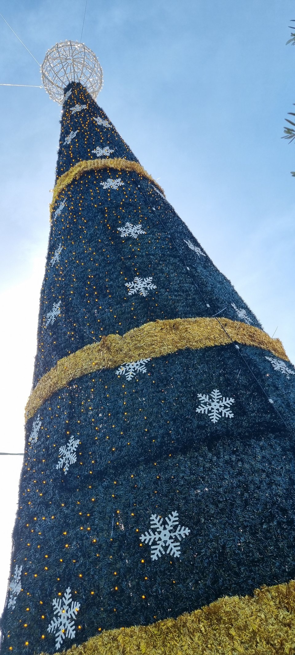 ALBERO CARPET VERDE con Fiocchi o Stelle 12 Mt Luminarie Natalizie per Piazze