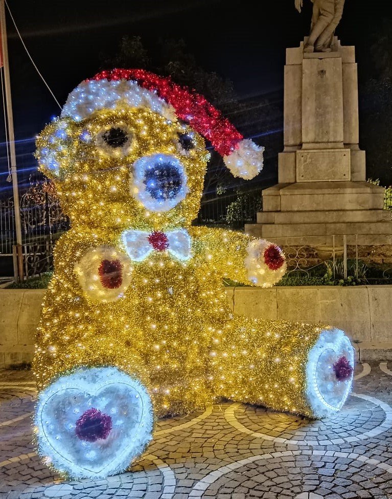 ORSO YOGHI 3D Luminarie Natalizie per Piazze