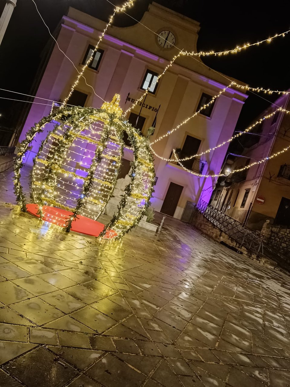 PALLA 3D a 6 Ingressi Luminarie Natalizie per Piazze