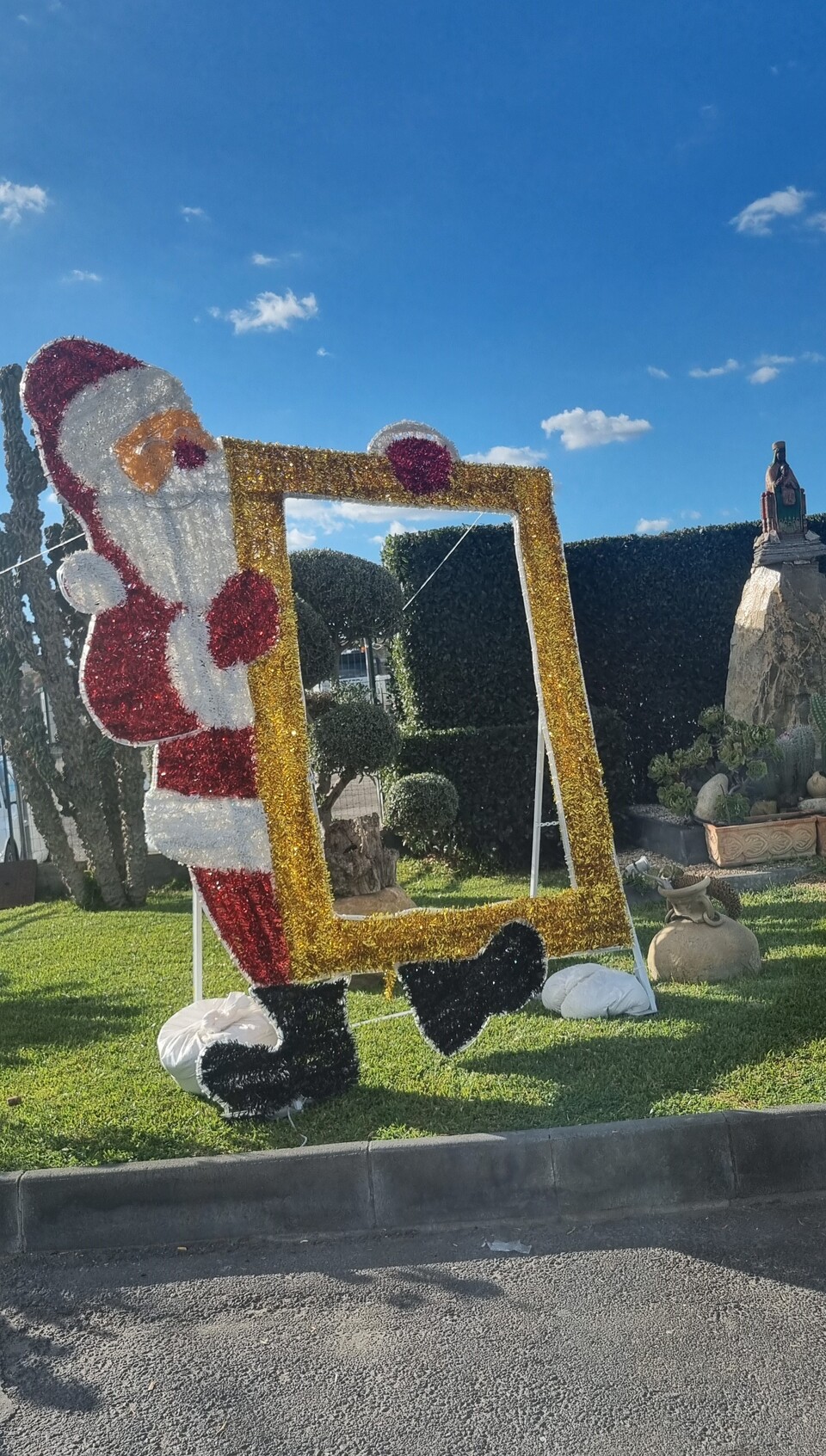 CORNICE SANTA CLAUS Luminarie Luminaria Natalizia