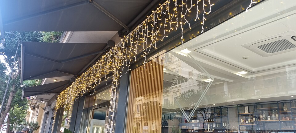 TENDINA ICE LIGHT Luminarie Natalizie per Strade