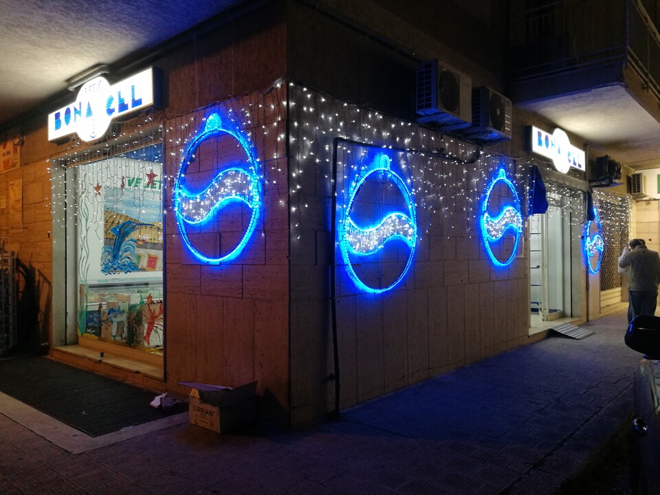 PALLINA ONDA Luminarie Natalizie per Strade