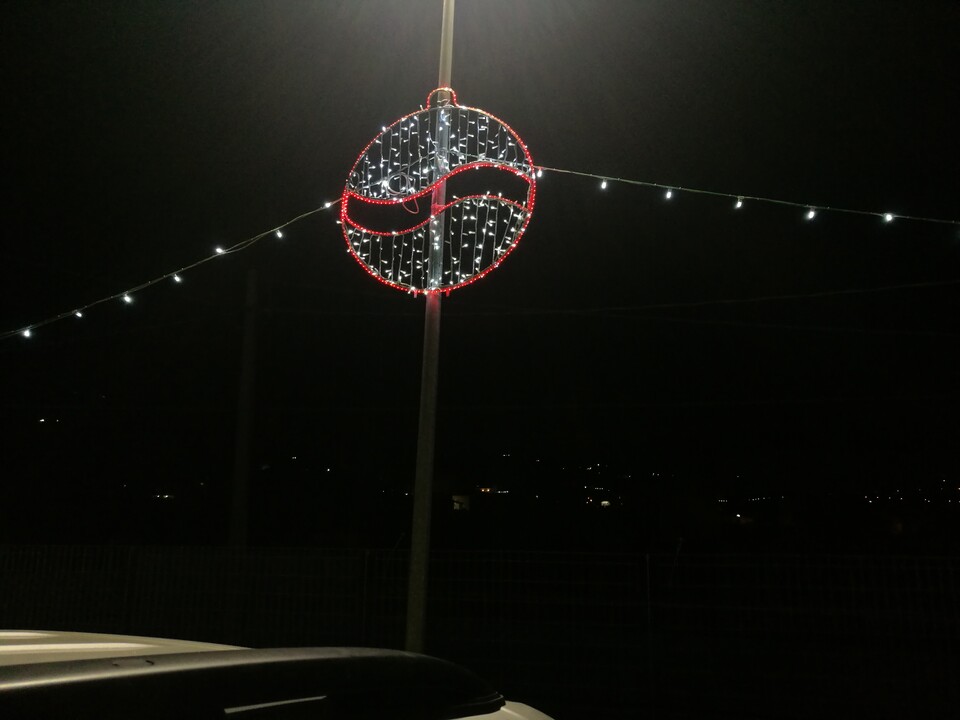 PALLINA ONDA Luminarie Natalizie per Strade