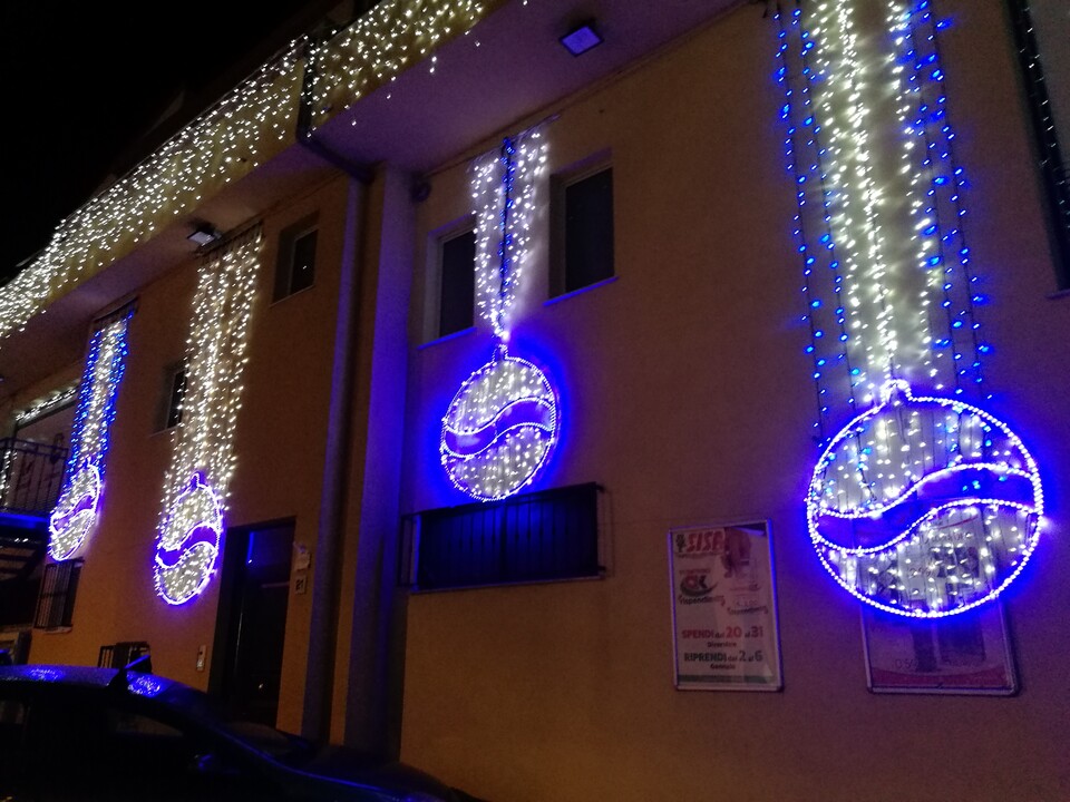 PALLINA ONDA Luminarie Natalizie per Strade