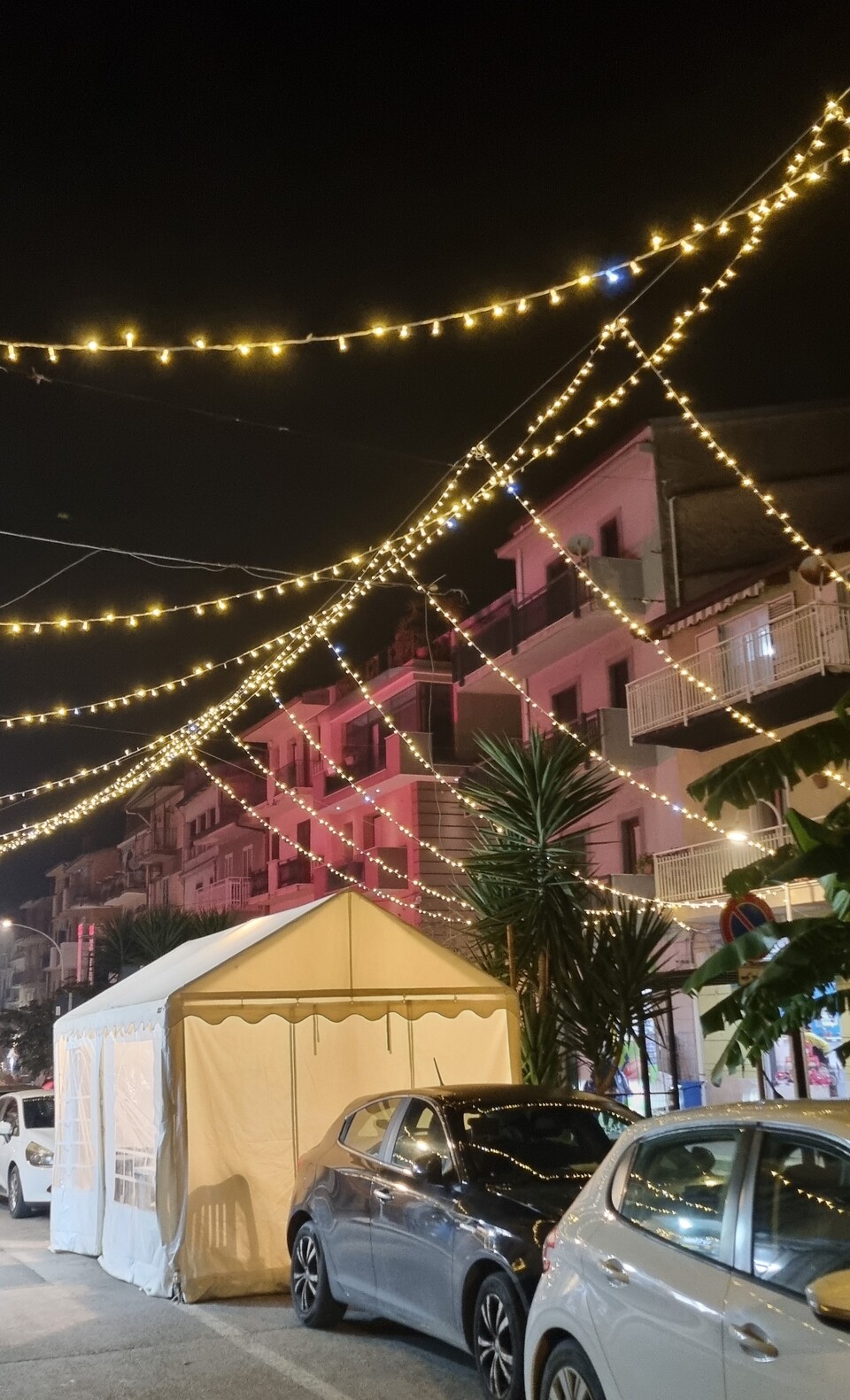 CIELO STELLATO EFFETTO PAGODA Luminarie Natalizie per Strade