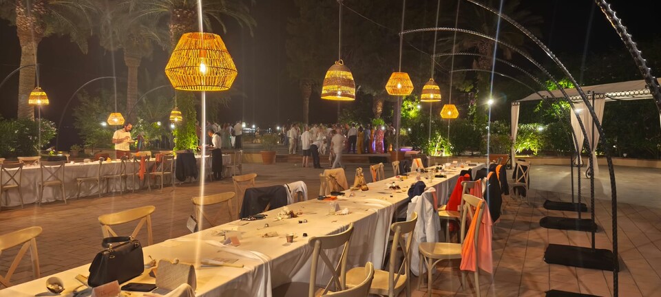 PARALUME RATTAN VIMINI MIDOLLINO NASSE Luminarie Matrimonio