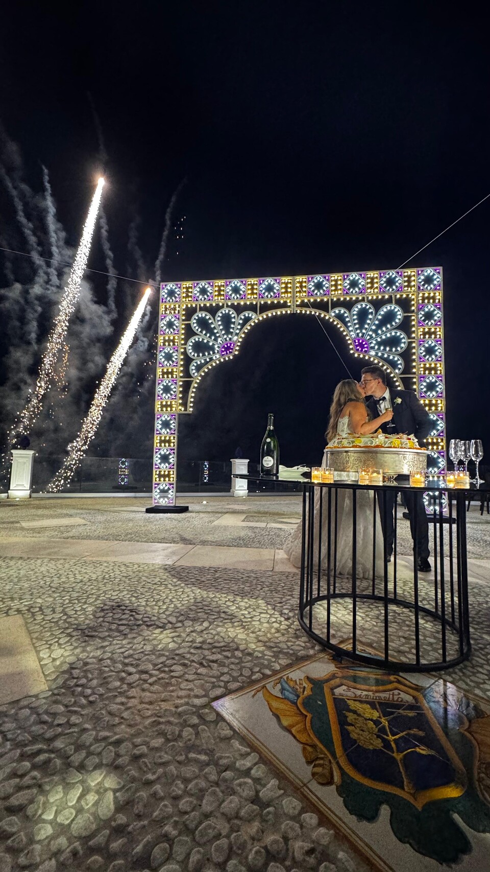 ARCO LUMINOSO FLOWERS 550 Luminarie Matrimonio