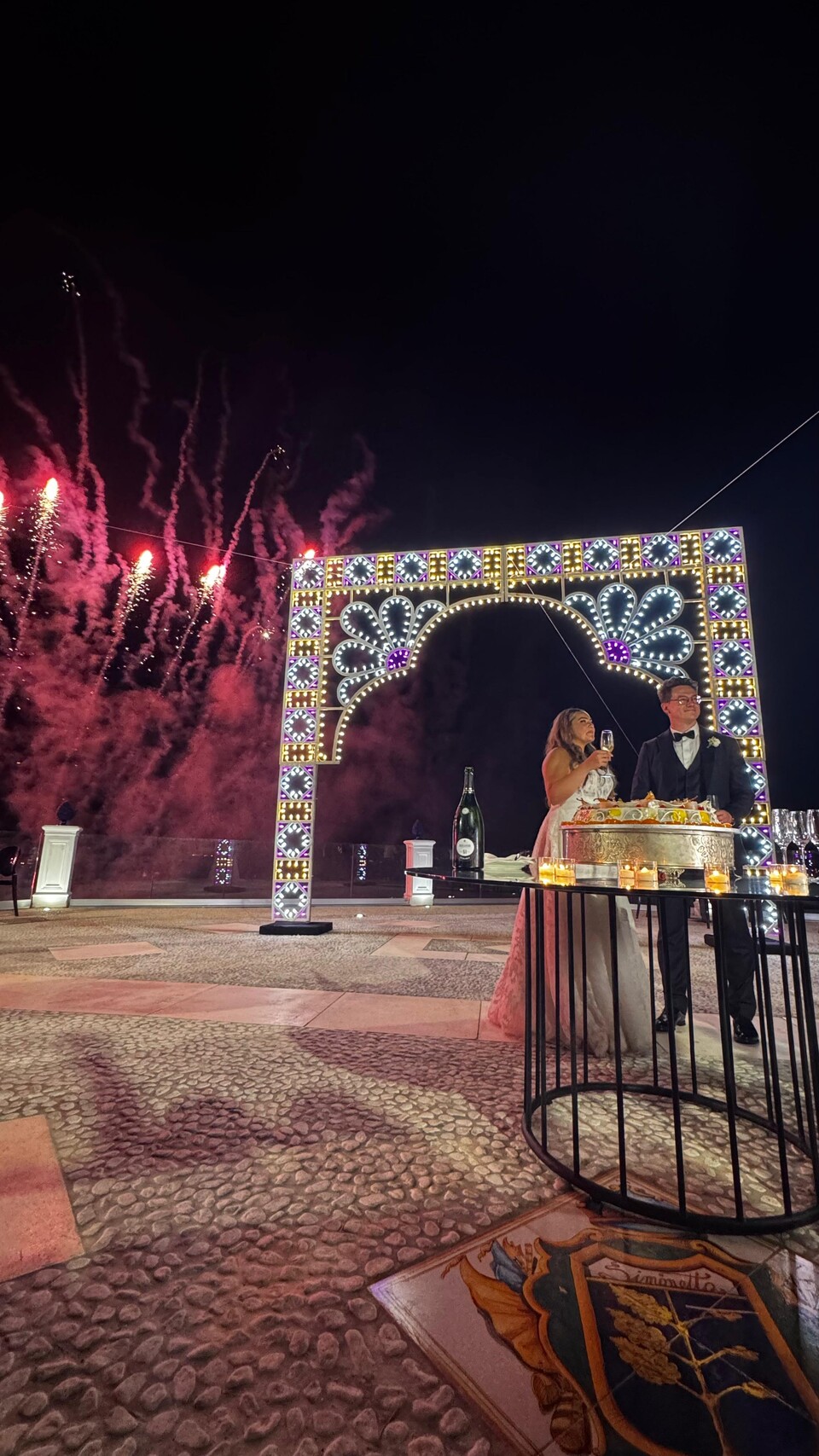 ARCO LUMINOSO FLOWERS 550 Luminarie Matrimonio