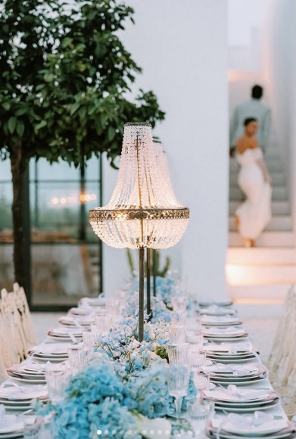 LAMPADARIO STILE MICRO ANNI 20 DA TAVOLO Luminarie Matrimonio