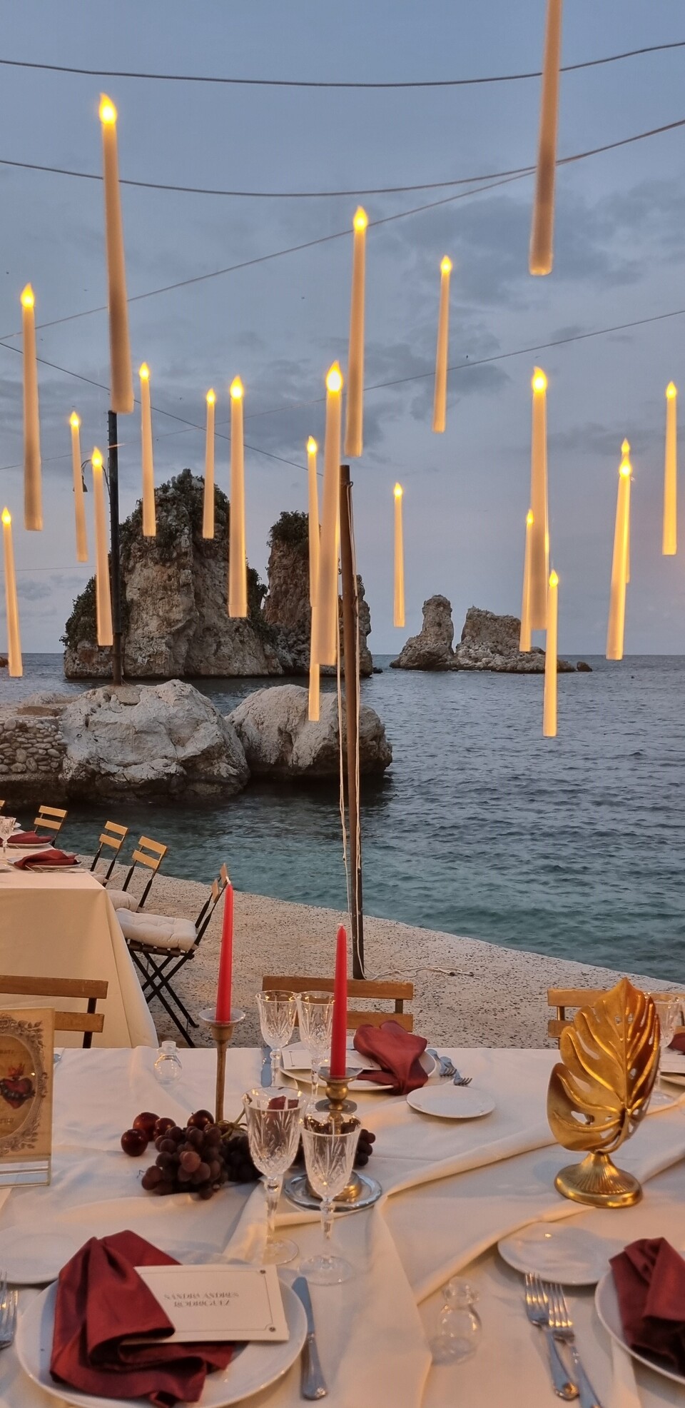 CANDELE PENDENTI Matrimonio - CANDLE LIGHT Wedding Luminarie Matrimonio