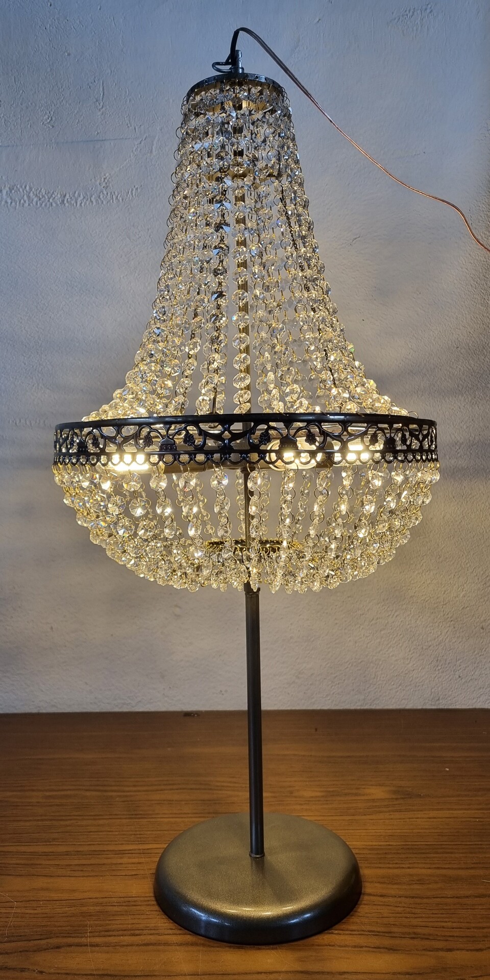 LAMPADARIO STILE MICRO ANNI 20 DA TAVOLO Luminarie Matrimonio