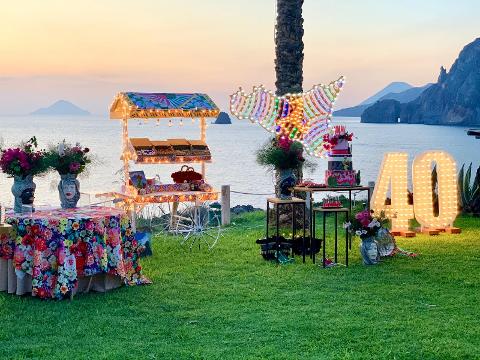 18 COMPLEANNO LUMINOSO - PRO - (18+Tenda+Gadget+X+2 Fontane) Luminarie Compleanno