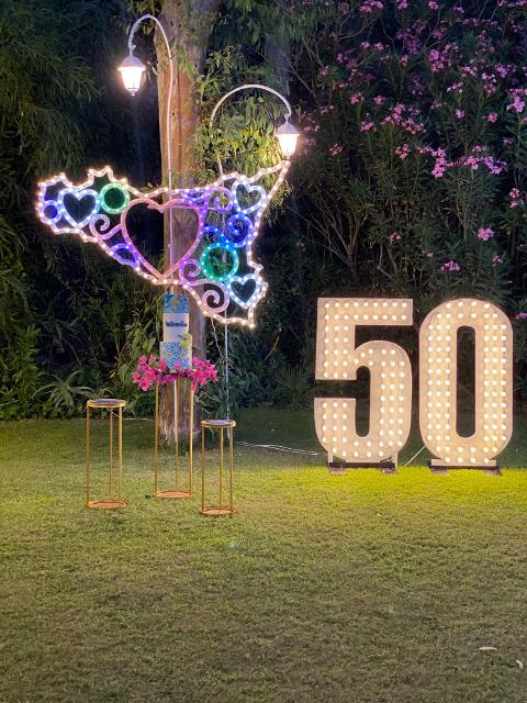 18 COMPLEANNO LUMINOSO - BASIC - (18+Tenda+Gadget) Luminarie Compleanno