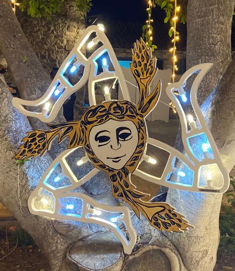 TRINACRIA GOLD Luminarie D'Arredo