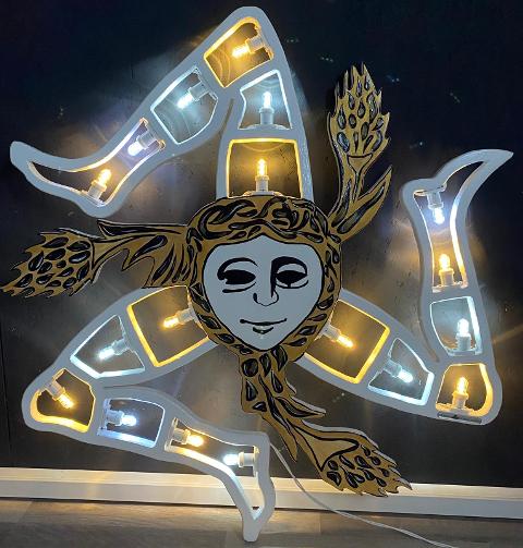 TRINACRIA GOLD Luminarie D'Arredo