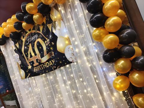 18 COMPLEANNO LUMINOSO - PRO - (18+Tenda+Gadget+X+2 Fontane) Luminarie Compleanno
