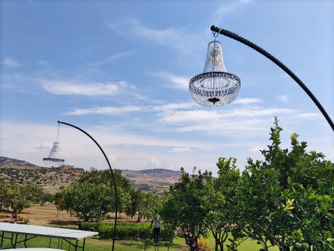 LAMPADARIO STILE MICRO IMPERO ANNI 20 Luminarie Matrimonio
