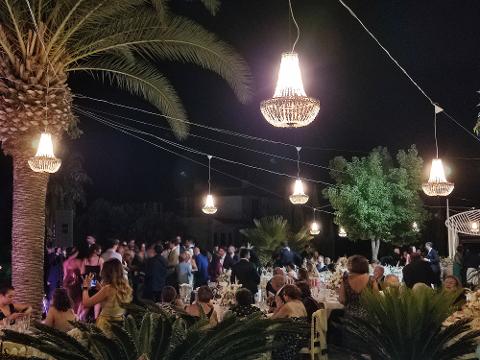 LAMPADARIO STILE MICRO IMPERO ANNI 20 Luminarie Matrimonio