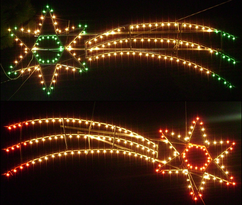 LE TRADIZIONALI VINTAGE Luminarie Natalizie per Strade