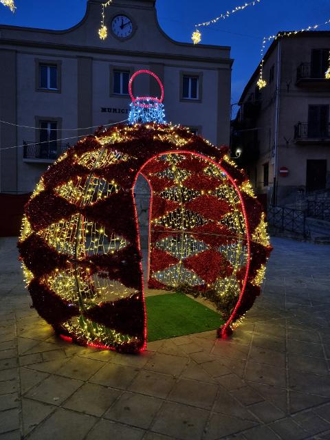 PALLA ROMBI DOPPIO INGRESSO 3D Luminarie Natalizie per Piazze