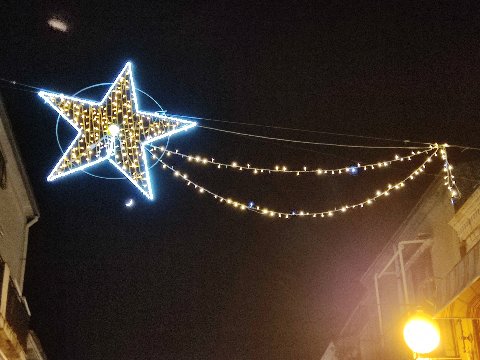 STELLA 5 PUNTE Luminarie Natalizie per Piazze e Spazi Pubblici