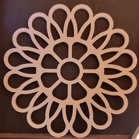 TELAIO LUMINARIA  MANDALA TABLE Luminare D'Arredo