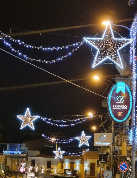 LUMINARIA COMPLETA STELLA CINQUE PUNTE 170 Luminarie Natalizie per Strade