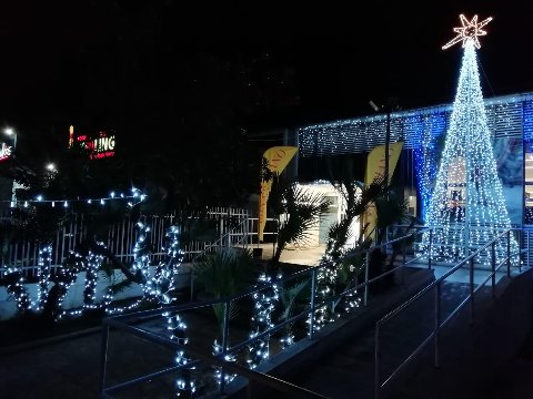 LUMINARIA COMPLETA ALBERO CLASSICO 6 Mt Luminarie Natalizie per Piazze