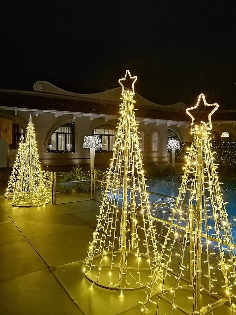 LUMINARIA COMPLETA TRIS ALBERI Luminarie Natalizie per Piazze