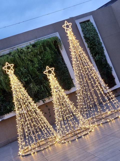 LUMINARIA COMPLETA TRIS ALBERI Luminarie Natalizie per Piazze