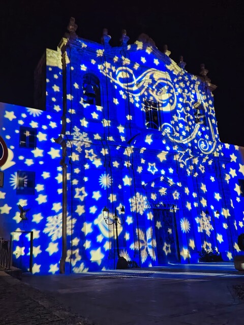 PROIEZIONI SU PROSPETTI DI IMMAGINI NATALIZIE Proiezioni Natalizie su Prospetti