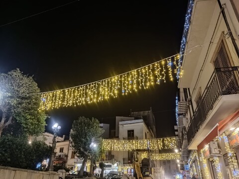 TENDINA ICE LIGHT Luminarie Natalizie per Strade