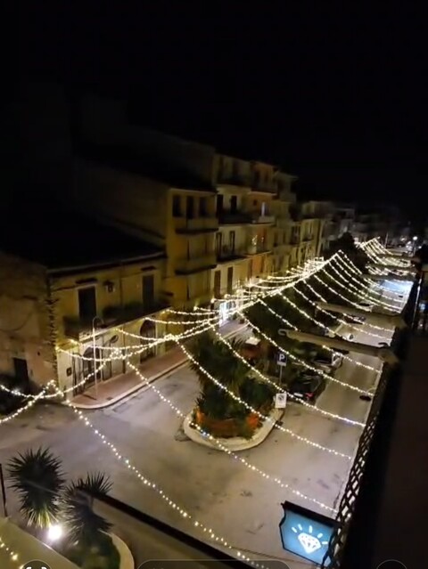 CIELO STELLATO EFFETTO PAGODA Luminarie Natalizie per Strade