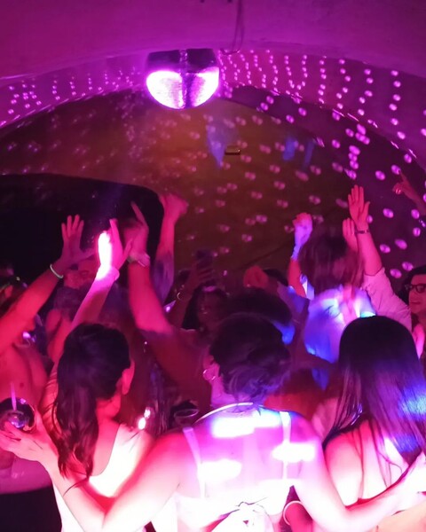 SERVICE PALLA SPECCHIATA DISCO BALL ANNI 80 Luminarie Matrimonio