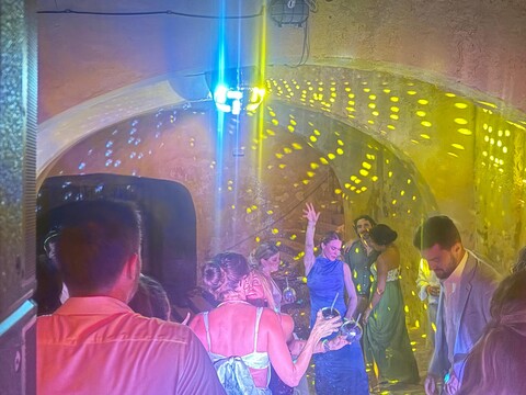 SERVICE PALLA SPECCHIATA DISCO BALL ANNI 80 Luminarie Matrimonio