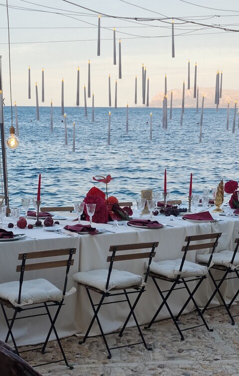 CANDELE PENDENTI Matrimonio - CANDLE LIGHT Wedding Luminarie Matrimonio