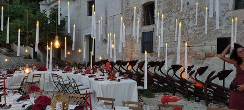 CANDELE PENDENTI Matrimonio - CANDLE LIGHT Wedding Luminarie Matrimonio