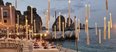 CANDELE PENDENTI Matrimonio - CANDLE LIGHT Wedding Luminarie Matrimonio