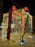 PACCO REGALO 3D ABETE Luminarie Natalizie per Piazze