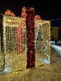 PACCO REGALO 3D ABETE Luminarie Natalizie per Piazze