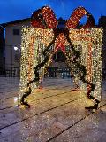 PACCO REGALO 3D ABETE Luminarie Natalizie per Piazze