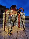 PACCO REGALO 3D ABETE Luminarie Natalizie per Piazze