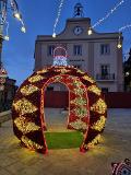 PALLA ROMBI DOPPIO INGRESSO 3D Luminarie Natalizie per Piazze