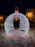 PALLA ROMBI DOPPIO INGRESSO 3D Luminarie Natalizie per Piazze