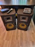 COPPIA CASSE E MIXER AUDIO Luminarie Matrimonio