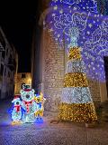 CORNICE SELFIE CON CAPPELLO E SCARPONI Luminarie Natalizie per Piazze