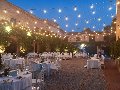 CIELO STELLATO CON LAMPADE VINTAGE Luminarie Natalizie per Strade