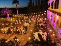 CIELO STELLATO CON LAMPADE VINTAGE Luminarie Natalizie per Strade